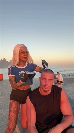 Mika #brasil #hair #hairtransformation #bleach #buzzcut