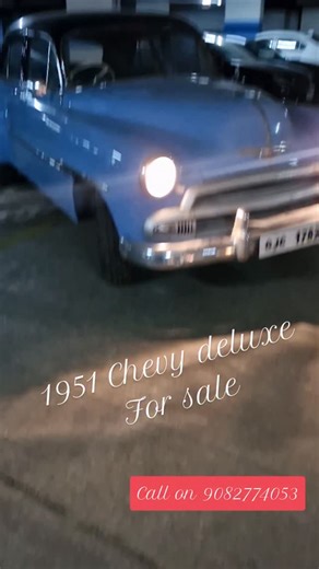 Vintage and classic cars with Durvesh on Instagram: "1951 Chevy deluxe Full ground up restoration Engine rebuilt in 2018 Suspension brakes all done Interior redone All Chrome in place Running car Papers to be done Final price 14L non negotiable Call on 9082775053 #vintagecarsindia #vintagecarrally #ᴋᴇʀʟᴀ #vintagecarsindia #vintagecar #classiccars #carsdaily #carsofinstagram"