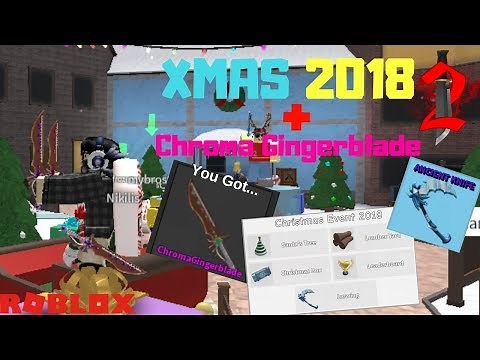 ROBLOX - Murder Mystery 2 | 2018 XMAS EVENT GUIDE | CHROMA GINGERBLADE!