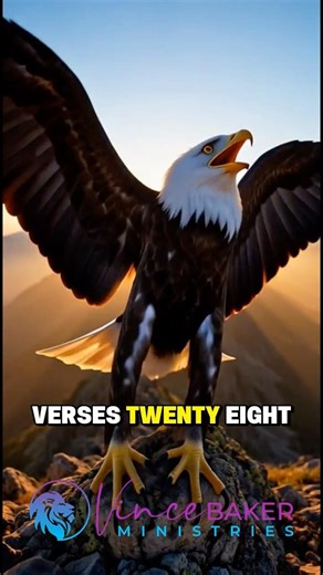 Mount Up With Wings as Eagles Isaiah 40:28-31#bible #god #wordofgod #scriptureoftheday #prayer