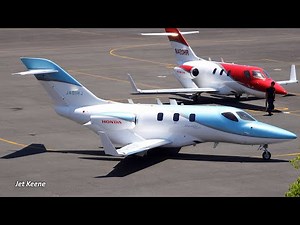 2 HondaJets Continuous Takeoff, one of which Landing