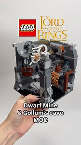 59K views · 483 reactions | I built a LEGO The Lord of the Rings Dwarf Mine with Gollum's cave and on top of it another modular Diorama, Sauron‘s Rising (which I‘ll post in the next Reel in part 2) 直 Let me know in the comments if you‘d be interested in an instruction manual for this as well ☺️ #legolordoftherings #legolotr #dwarves #gollum #legomoc #legobuild #legocreation | trippinbricks | Facebook