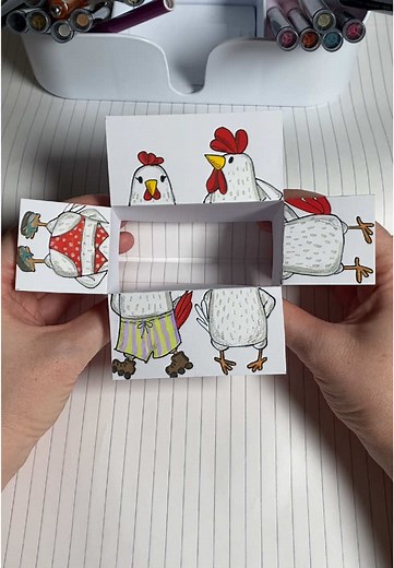 Cute Paper Craft Ideas Featuring Chickens