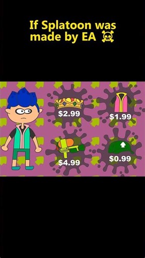 POV: EA owns Splatoon #splatoon #shorts #animation #splatoon3 #nintendo