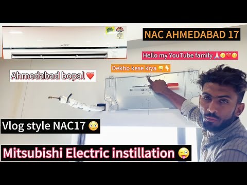 How to Install Mitsubishi Electric Split AC (Step-by-Step) | MITSUBISHI ELECTRIC |⚡️￼INSTILLATION |