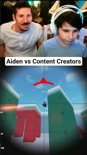 Aiden vs Content Creators in Roblox Rivals