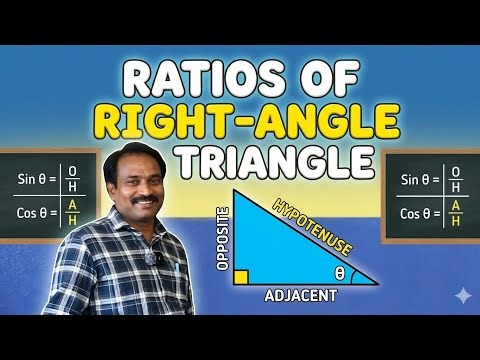 Ratio of Right Angle Triangle | Trigonometry Basics 📐