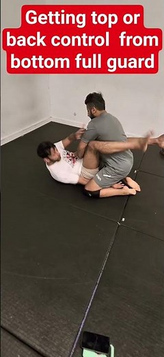 Getting top orback control frombottom full guard. #martialarts #grappling #bjj #jiujitsu #bjjlife