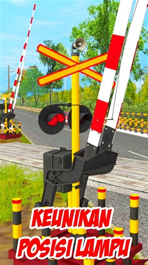 Posisi Lampu UNIK - Perlintasan Kereta Api Legendaris Lokomotif CC 206 Terbaru #perlintasankeretaapi