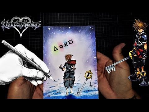 Drawing Sora | KINGDOM HEARTS