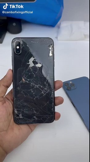 Turn this iPhone into 12 Pro Max #fyp #foryou #phonerepair #phonecase