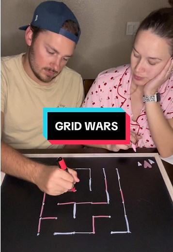 Battle for the boxes 🥊 #gamenight #twoplayergames #penandpaper #boardgames #couplegames