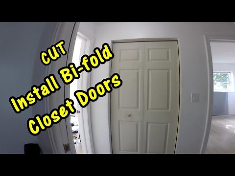How to Cut and Fit Hollow Bifold Closet Doors | Easy Install
