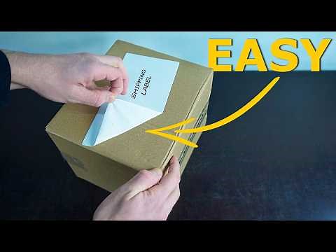 Remove Sticker From Cardboard Box and Leave NO Residue