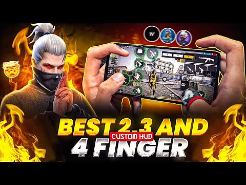 World's🌎 Best Custom HUD for Free Fire 2026 (2, 3, 4 Finger) | FF Max New Update Settings & HUD Code