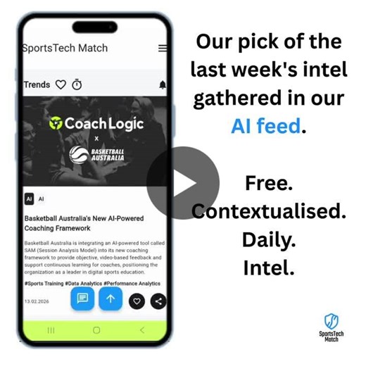 #sportstech #aiinsport #sportsbusiness #fanengagement #broadcastinnovation #sportsdata #digitaltransformation #sportsmedia #iplicensing #coachingtech #antipiracy #igaming #womensfootball #generativeai | SportsTech Match