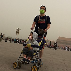 37K views · 199 reactions | Mongolian sandstorm engulfs Beijing and 22 million people are told to stay home. | CNBC | Facebook