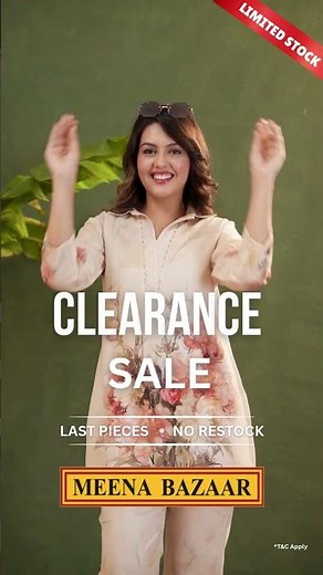 Clearance Sale – Shop Designer Ethnic Wear at Best Prices | Meena Bazaar