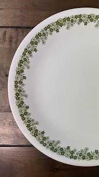 Independent testing of vintage Corelle Crazy Daisy (Spring Blossom Green) dishes for Lead- 1 min vid