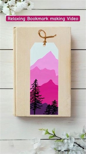 How to Make an Easy Bookmark in Under 30 Seconds #bookmarks #trendingshorts#howtomake #art #creative