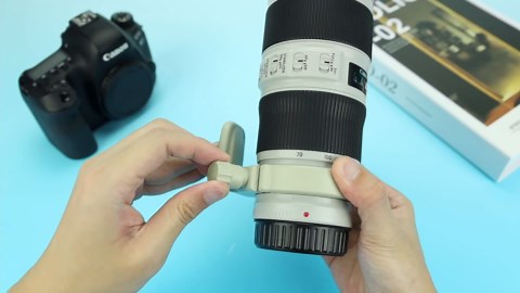 Lens Tripod Mount Ring Collar for Canon EF 70-200mm f/4L is II USM or EF 70-200mm f/4L & EF 70-200mm f/4L is Replaces Canon A-2 Durable ABS -White