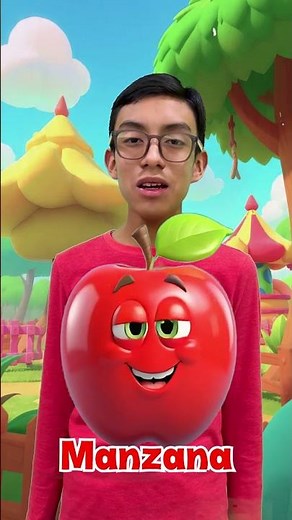 Aprende el Nombre de las Frutas y sus Colores con Dibujos Animados #frutas