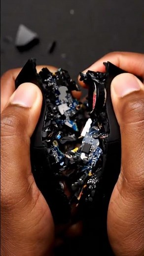Crushing a Computer Mouse – Realistic ASMR Destruction