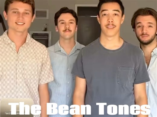 🎵「The Bean Tones」神级合唱！低音轰炸开场，四声部融合直接颅内高潮！✨