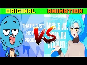 Not My problem gumball VS Not My problem gumball animation