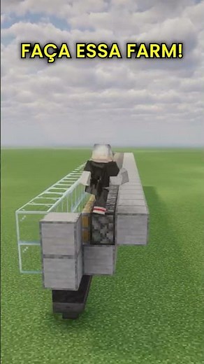 Farm de Bambu ou minerar carvão? 🤔 💀