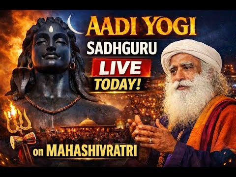 Mahashivratri 2026 LIVE with Sadhguru at Adiyogi | Divine Night of Shiva