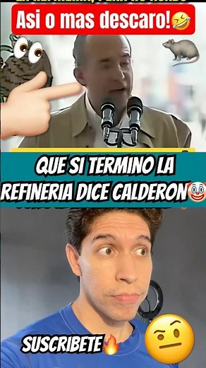 🤡Calderón claims he finished the refinery on time and in the right way🤣#mexico #viral #youtube #h...
