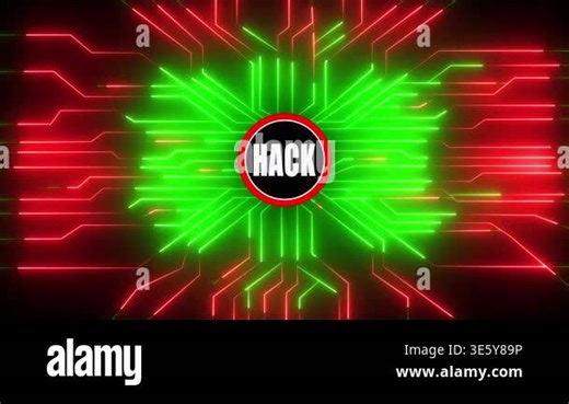 cyber security concept background, abstract illustration Stock Video Footage - Alamy