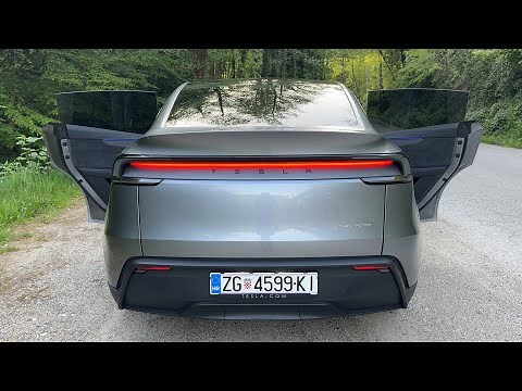 TESLA MODEL Y FACELIFT (Juniper) 2025 - PRACTICALITY test, TRUNK SPACE & impressive features