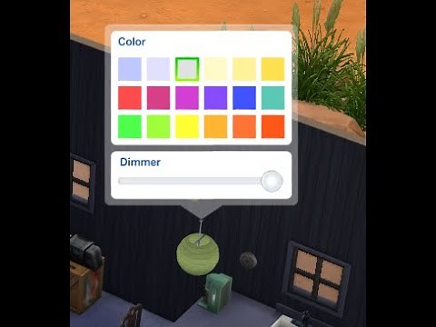 Sims 4 how to change lighting into neon lights/change color