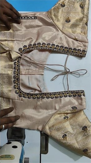 simple embroidery blouse designs #bharanifashioncreators #blouse #embroidery #viral #shorts