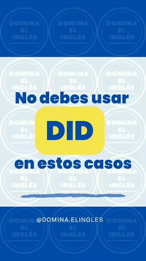 Reglas de uso de 'did' en inglés de manera sencilla y clara