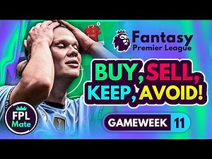 FPL GW11 TRANSFER TIPS! | Buy, Sell, Keep & Avoid for Gameweek 11 | Top Picks Tier List 2024/25! ⭐