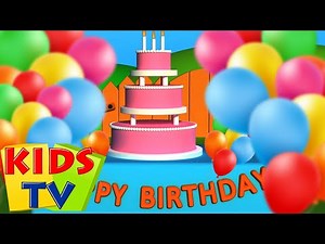 ハッピーバースデーの歌 | 童謡 の動画 | こども のうた | 幼稚 園 | Kids TV Japan | アニメーション