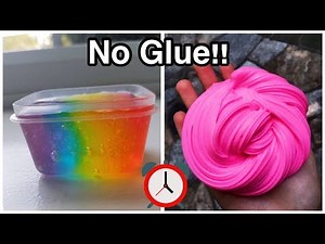 New Ways How To Make No Glue Slime Under 5 Minutes!!