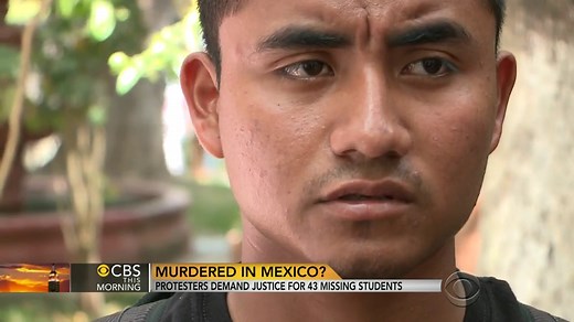Protesters demand justice for 43 missing Mexican students