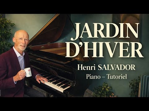 JARDIN D'HIVER TUTO PIANO Partition Analyse harmonique (Henri Salvador)