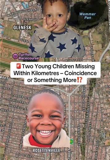In the space of less than a month, two young children disappeared from areas only a few kilometres apart in Johannesburg South, both cases falling under Moffatview SAPS. First, two-year-old Milano Jayson Tlali was last seen on 30 June 2026 while playing outside the block of flats where he lives with his parents in Moffatview (Springfield/Glenesk area), near Glenesk Welfare Park and Wemmer Pan. Despite extensive searches, including police divers at Wemmer Pan Dam, he has not been found. His paren