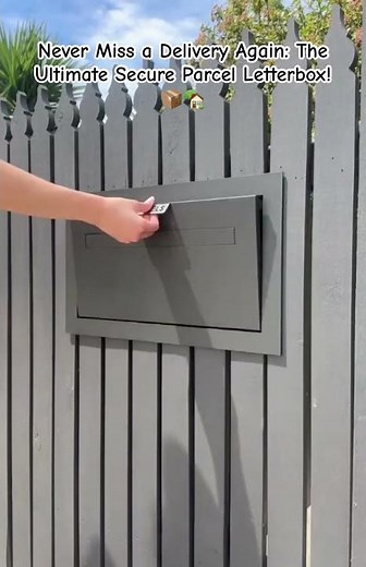 Secure Parcel Letterbox #ParcelDelivery #HomeSecurity #SmartHome #LifeHacks #CurbalAppeal