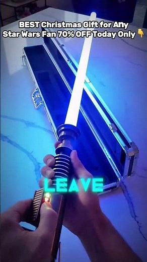 The Most REALISTIC Cheap Lightsaber You’ll Ever See 😱✨ #lightsaber #starwars #jedi #lightsabers