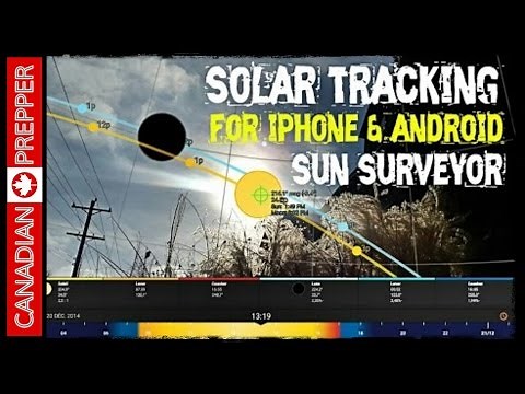 Sun Tracking App: Sun Surveyor (Android/ IOS)