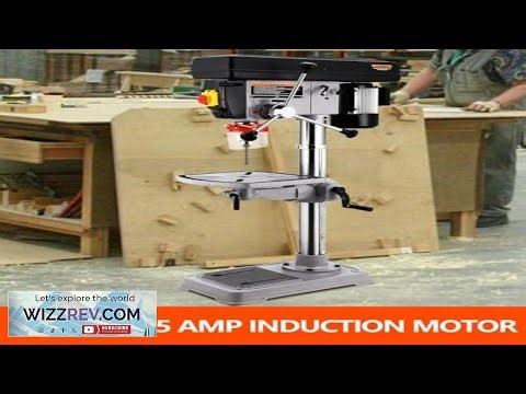 Garvee 15 Inch Benchtop Drill Press 7.5 Amp 120V Pure Copper Motor