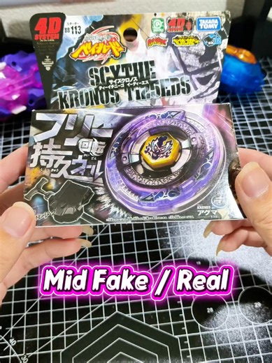 Phân biệt hàng real và hàng mid fake trong con quay