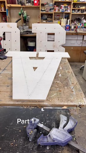 Making light up marquee letters #marqueeletters#fabrication #artstudio #woodshop