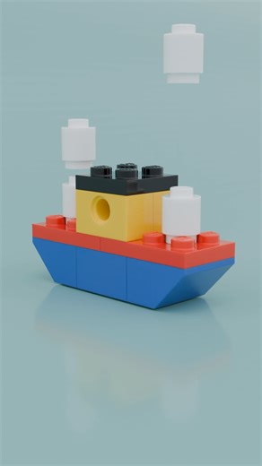 Tiny little ship lego #lego #satisfying #ship